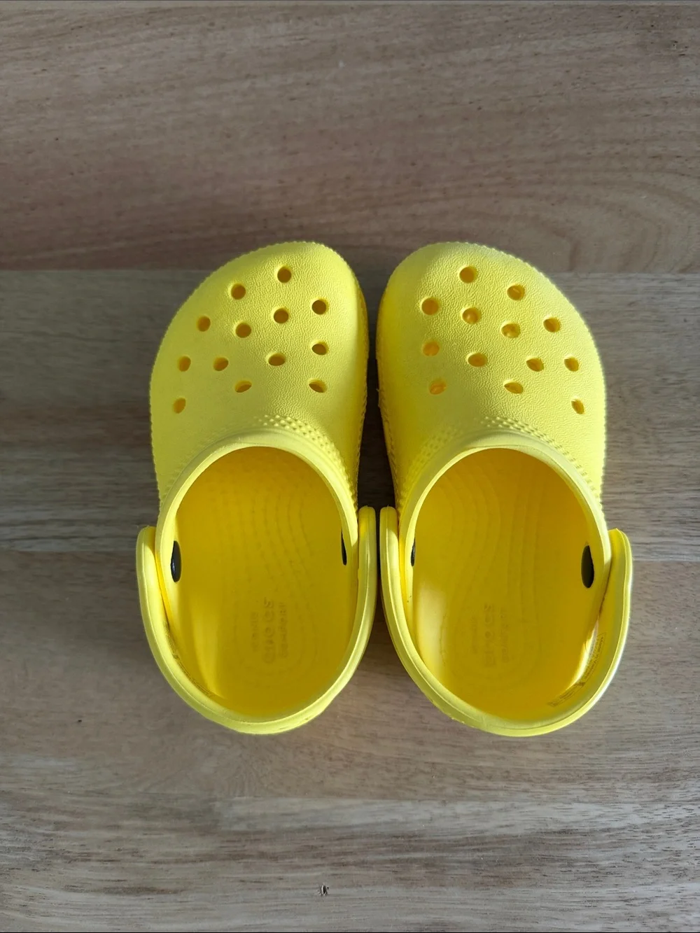 CROCS bright yellow